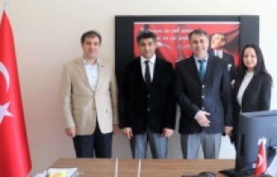 Eyrice Diş Yönetiminden Dekan PROF. DR. A. Alper Pampu’ya ziyaret