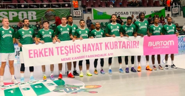 BURTOM ve Bursaspor meme kanserine dikkat çekti