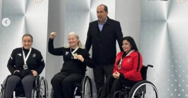 Paralimpik milli sporcu yine birincilik kürsüsünde